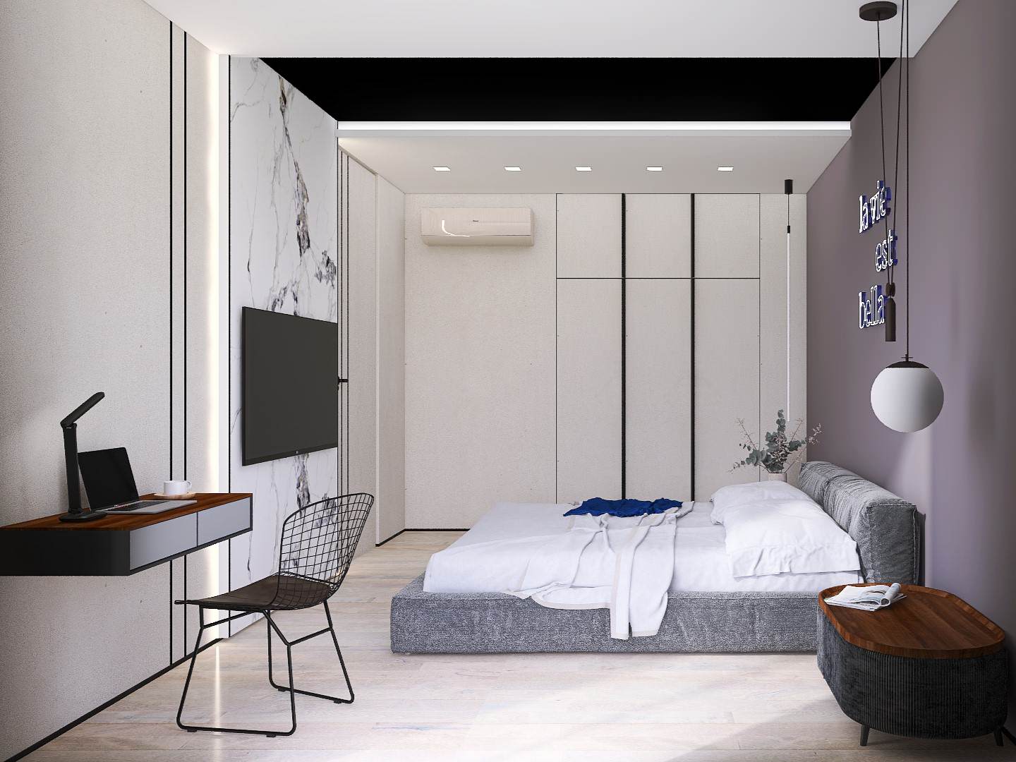 Спальня для молодого мужчины