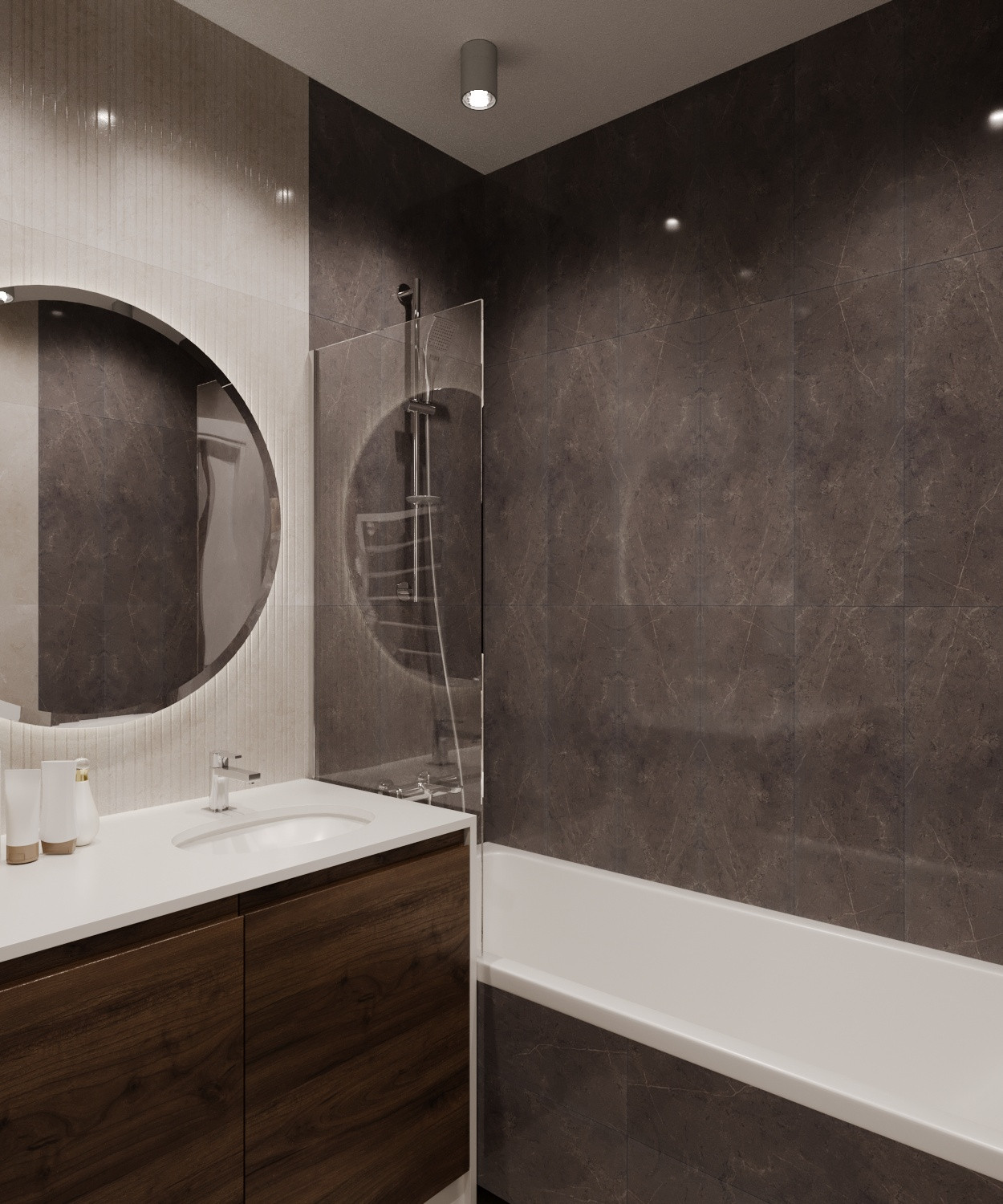 Современная кухня-гостиная