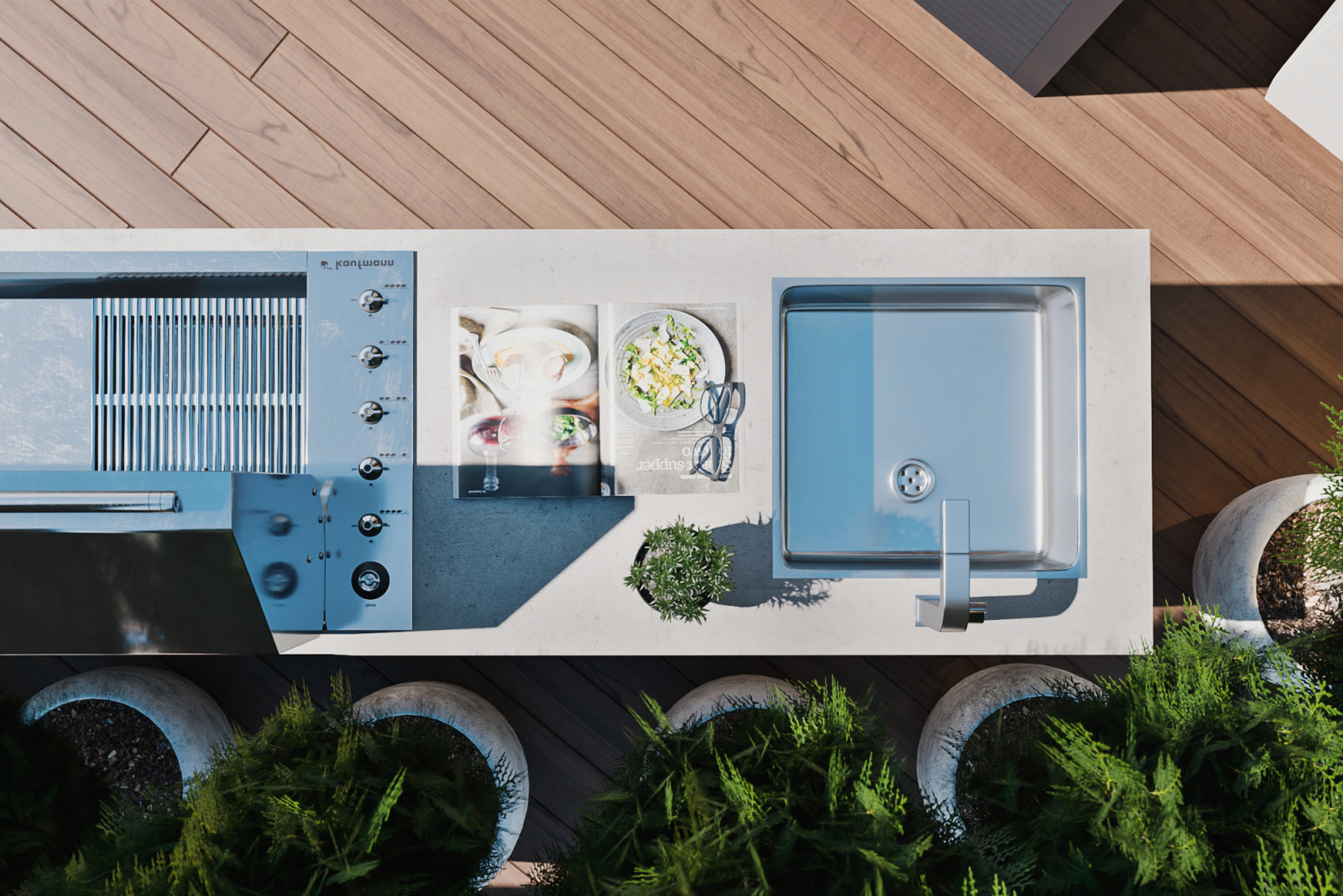 Терраса пентхауса в г. Сочи