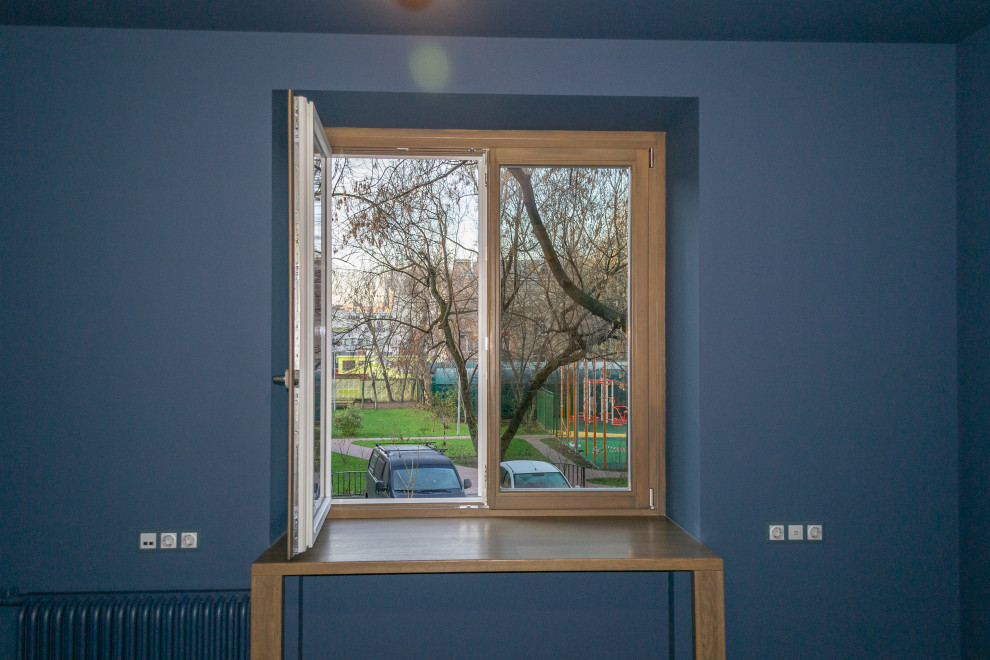 Окна из лиственницы в квартире