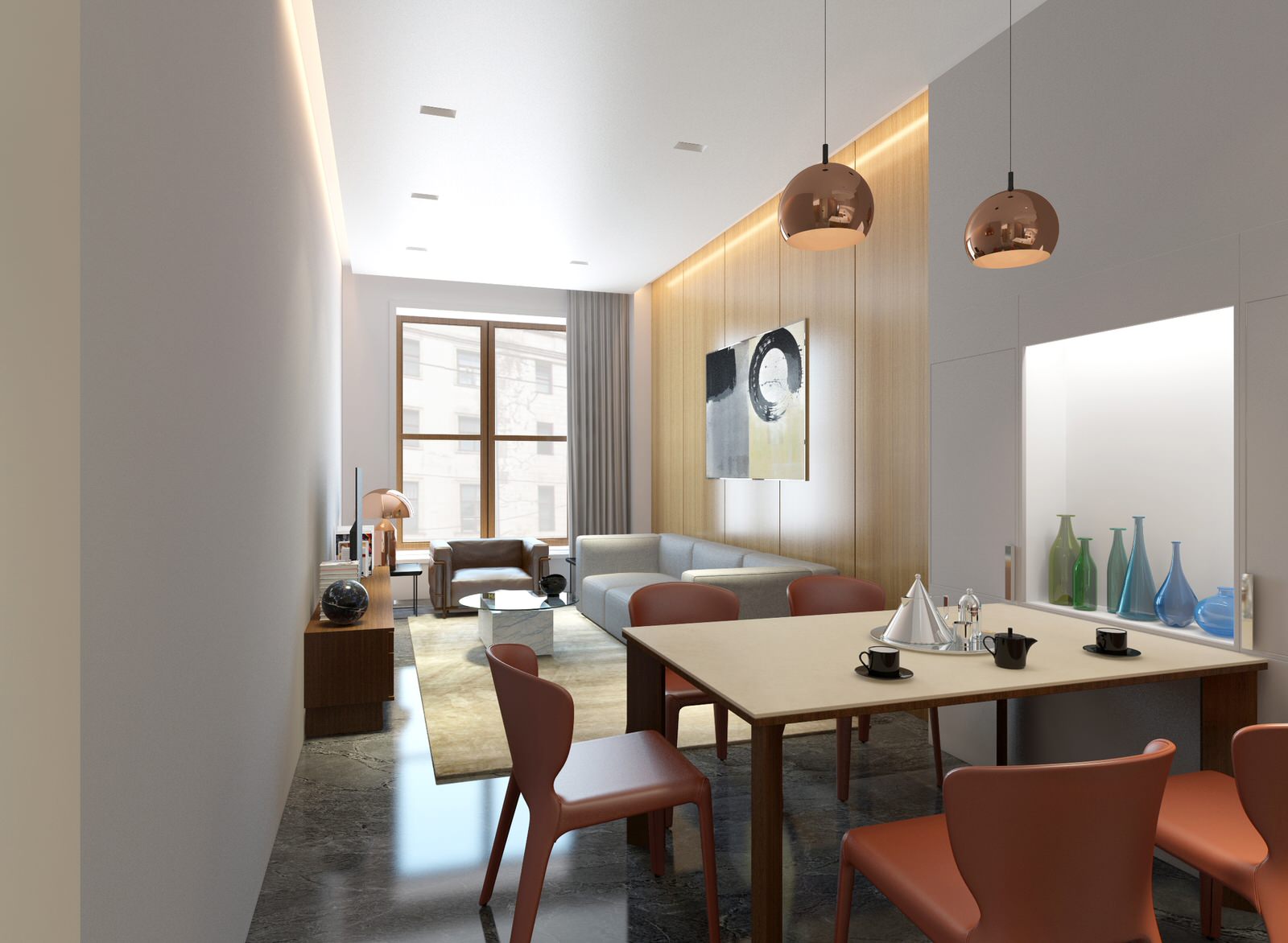 Дизайн квартры в ЖК Роял на Яузе 90 м