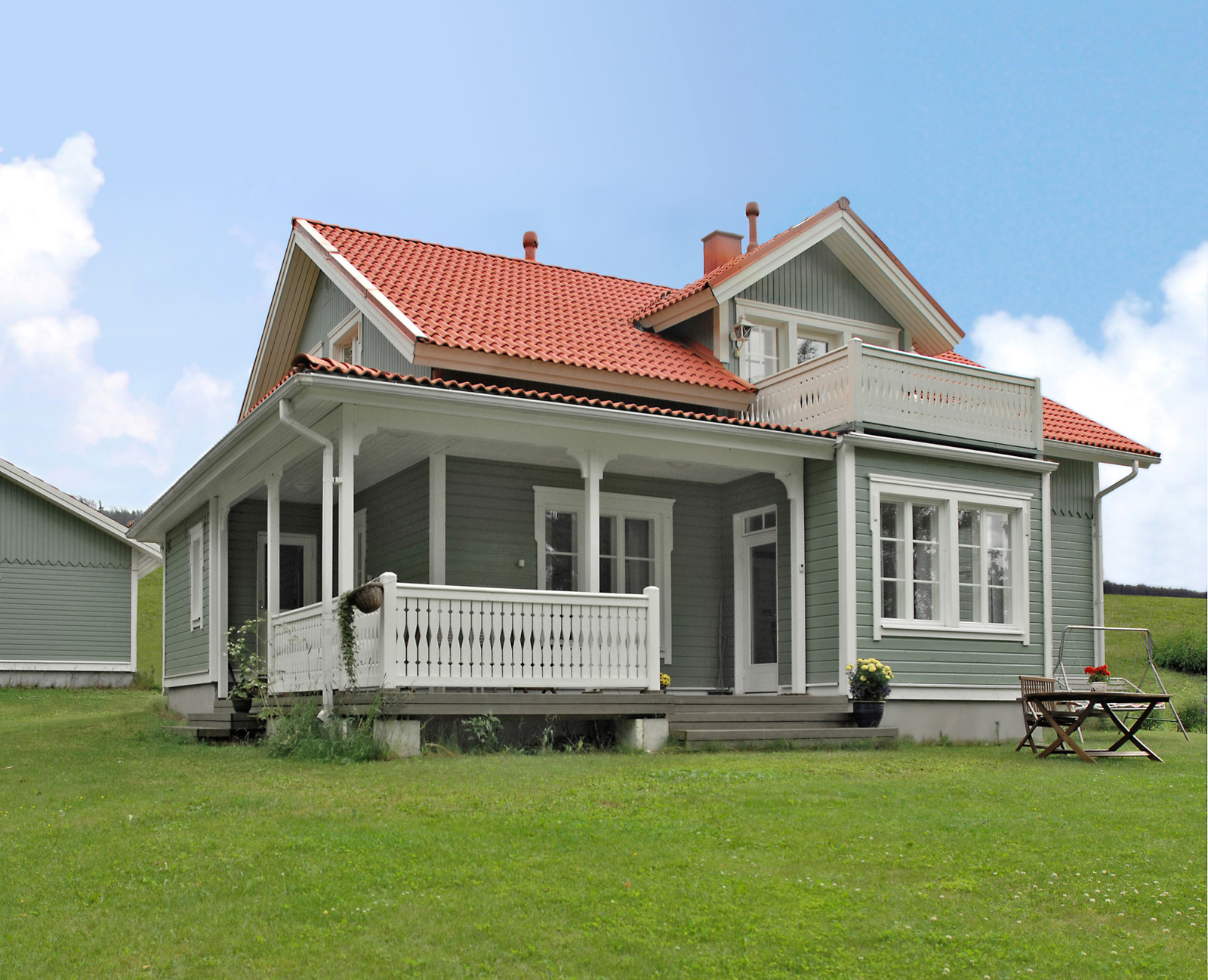 Экстерьер. Покрашенные объекты