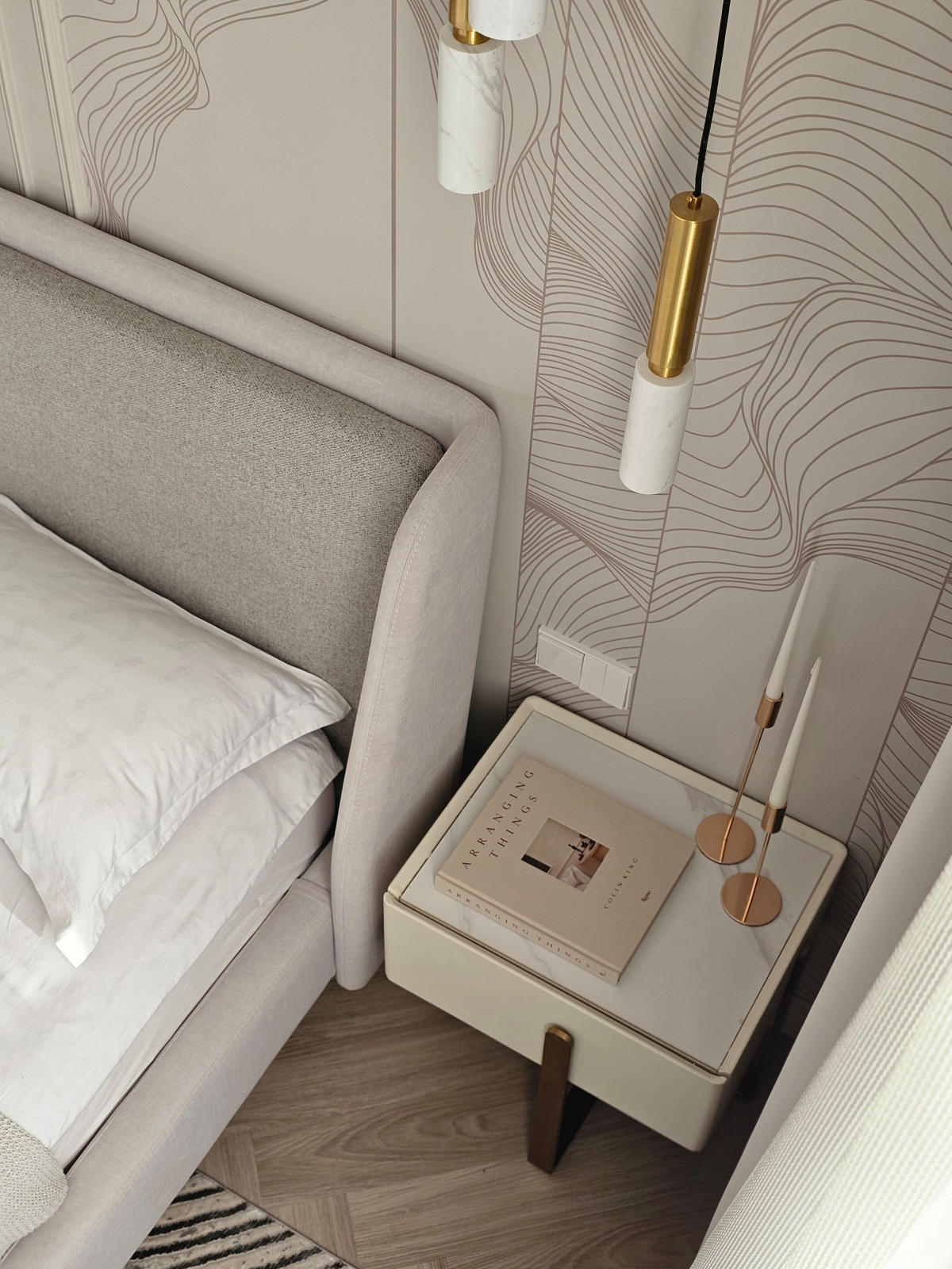 Реализация дизайна-проекта спальни в ЖК "Дом на Дачной "