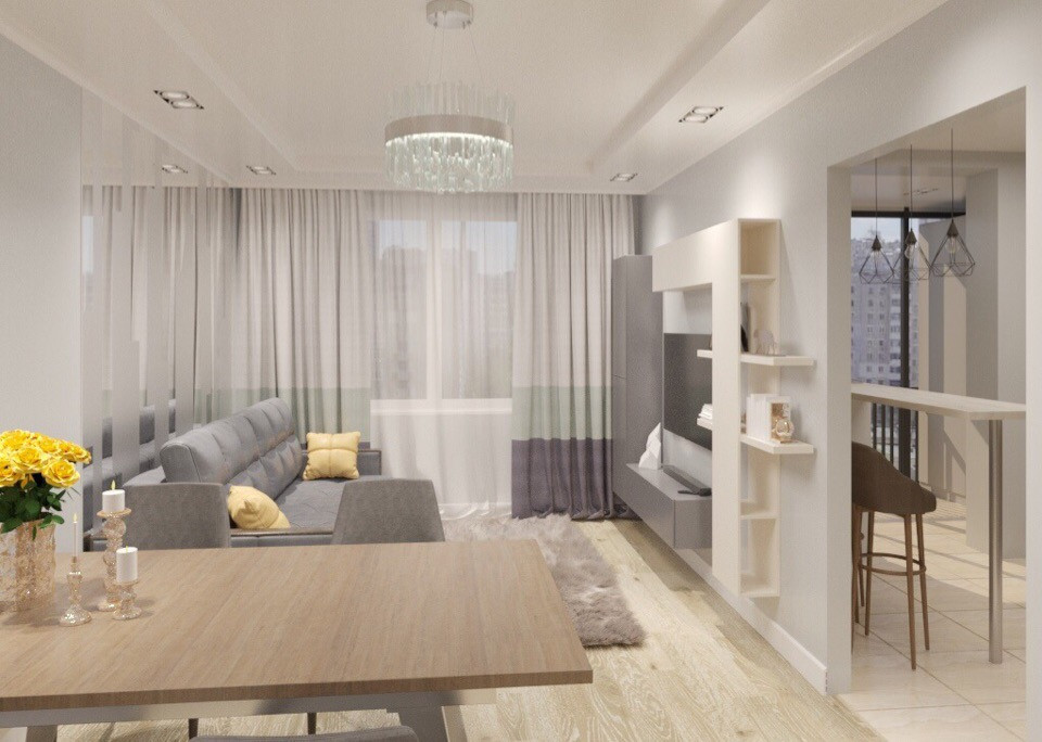 Обложка проекта: Трехкомнатная квартира Шуваловский