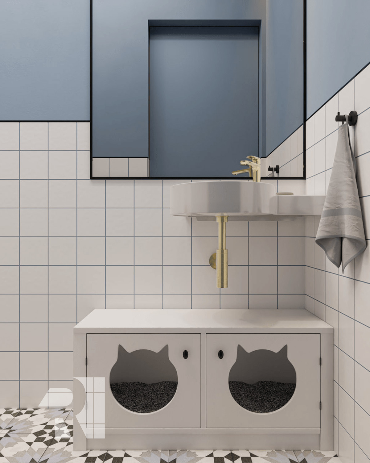 Обложка проекта: Двухкомнатная квартира в современном стиле