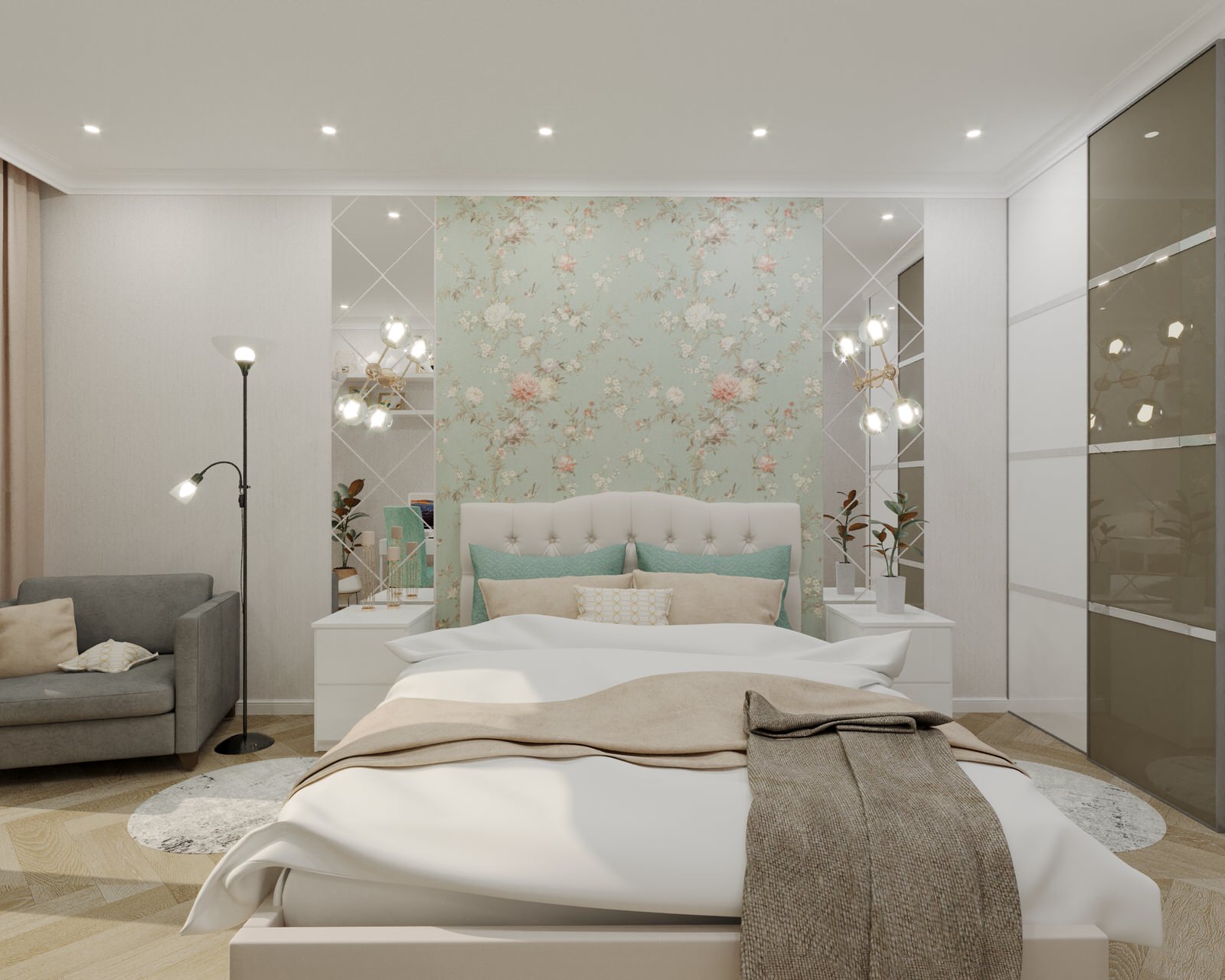 Дизайн проект однокомнатной квартиры в ЖК Кремлевские звезды