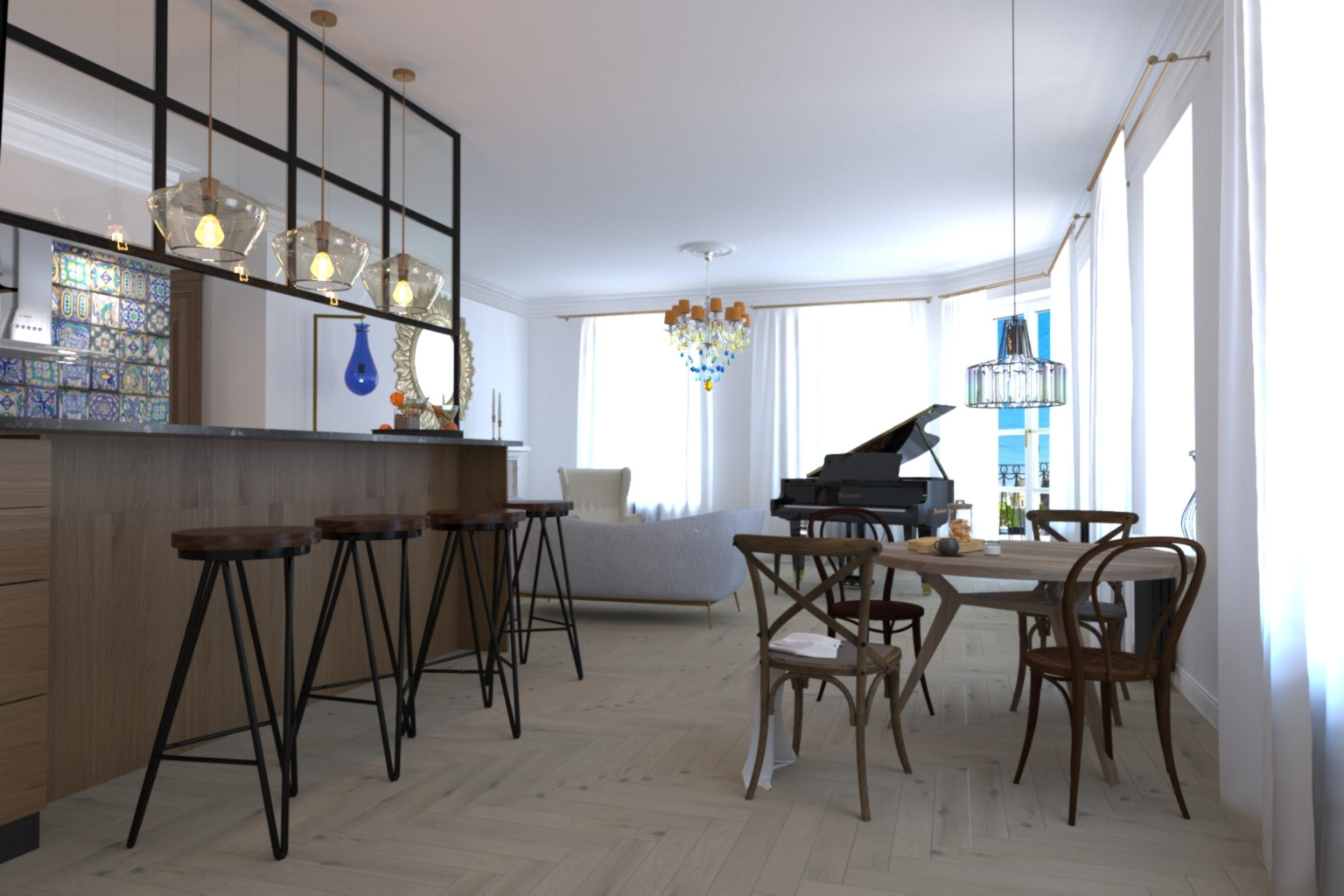 Квартира на Пестеля в сицилийском стиле