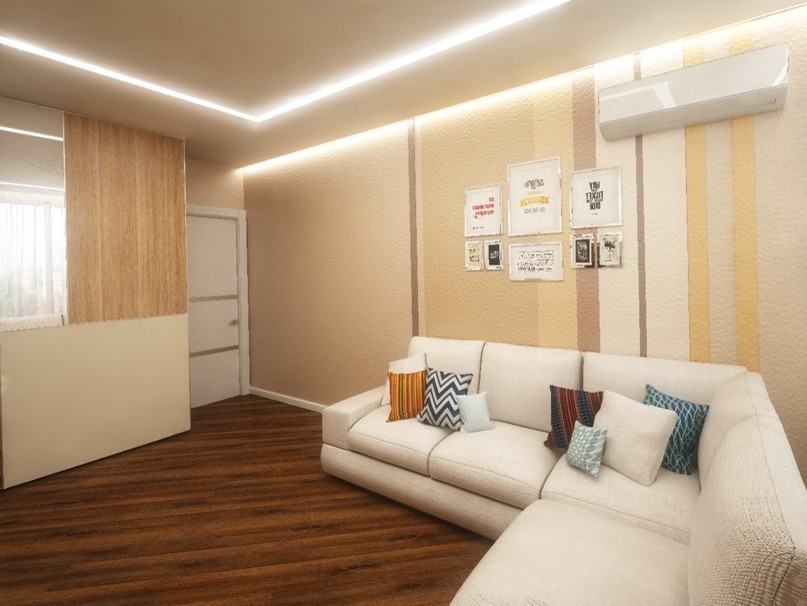 Дизайн интерьера 3к.кв. в ЖК Никольский на Радищева 4/6