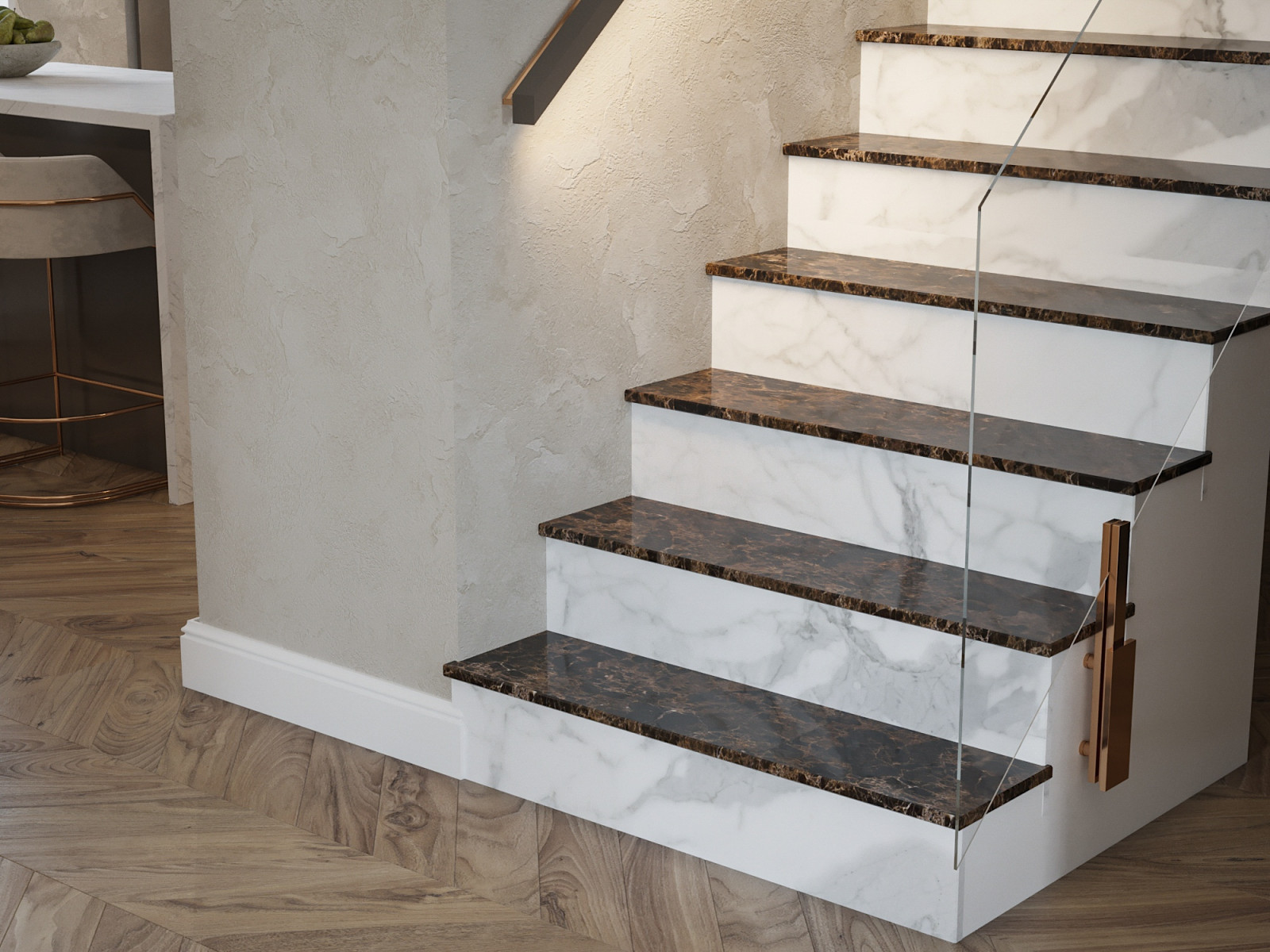 Дизайн загородного дома (1 этаж)