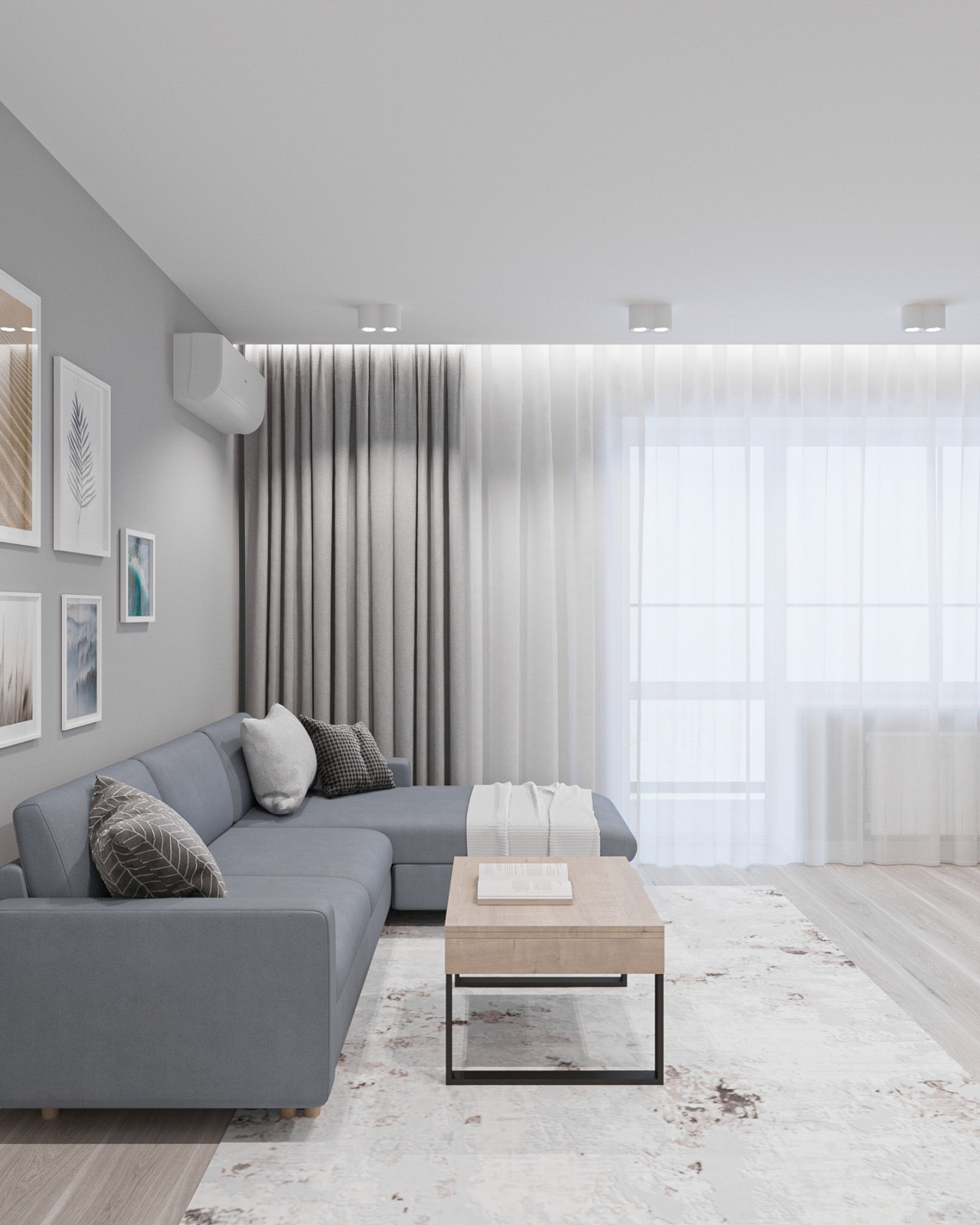 Обложка проекта: Частичный проект 2-к квартиры