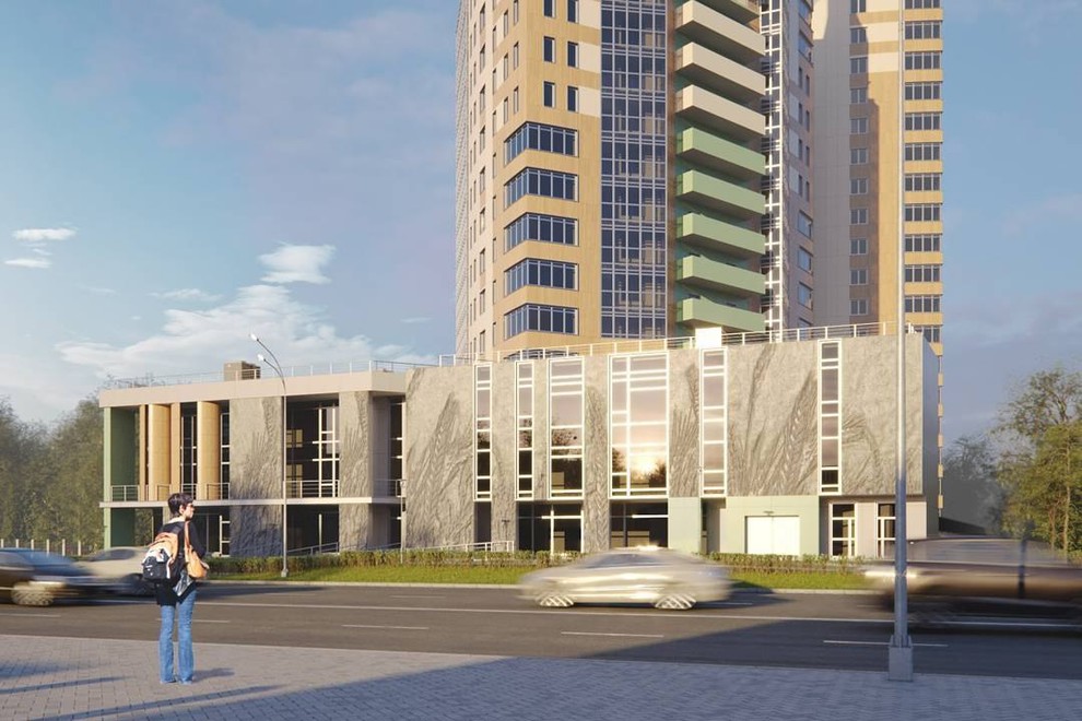 Обложка проекта: 3d визуализация ЖК "Дом На ВДНХ"