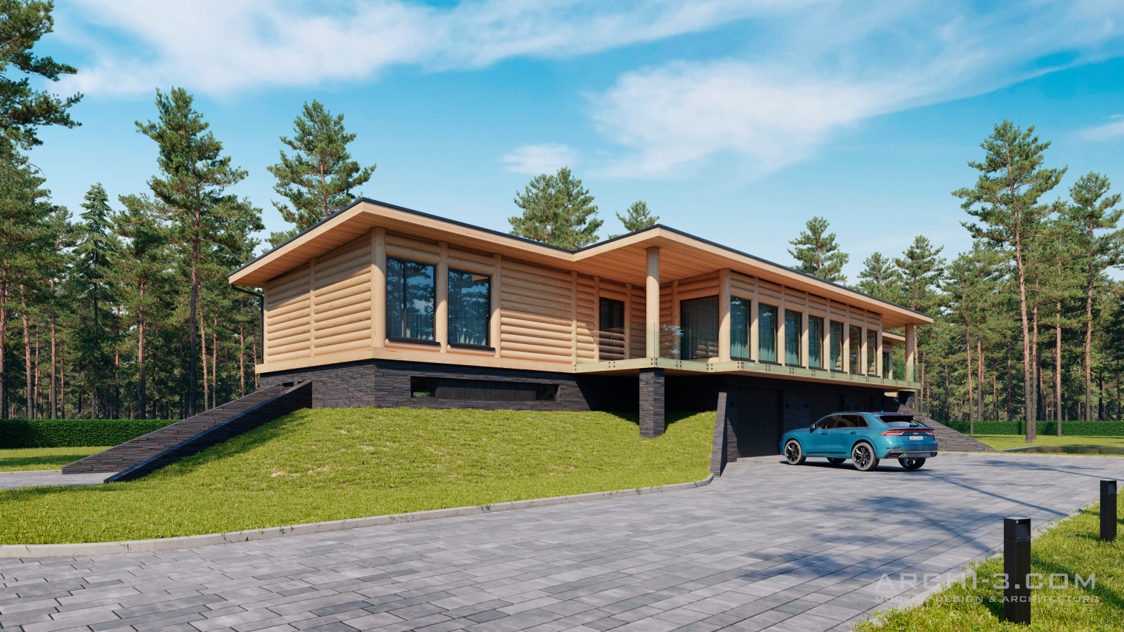 Загородный дом на Медвежьих озерах.