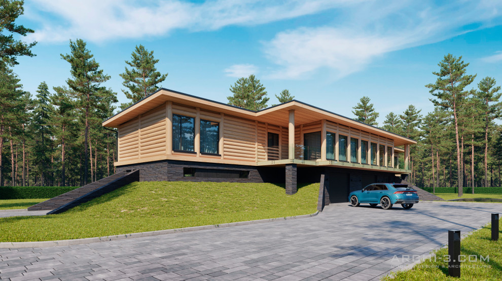 Загородный дом на Медвежьих озерах.