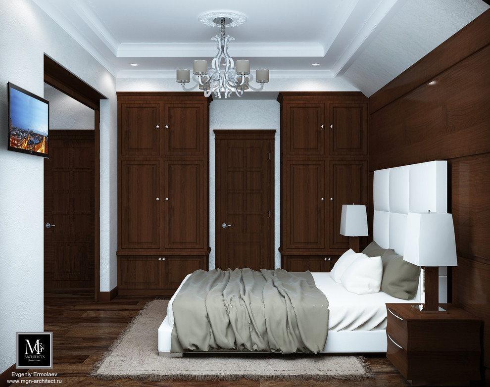 КП Иволги, дом в классическом стиле , темный вариант