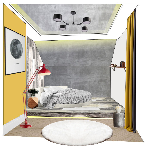 Обложка проекта: Концептуальные коллажи для частных интерьеров.