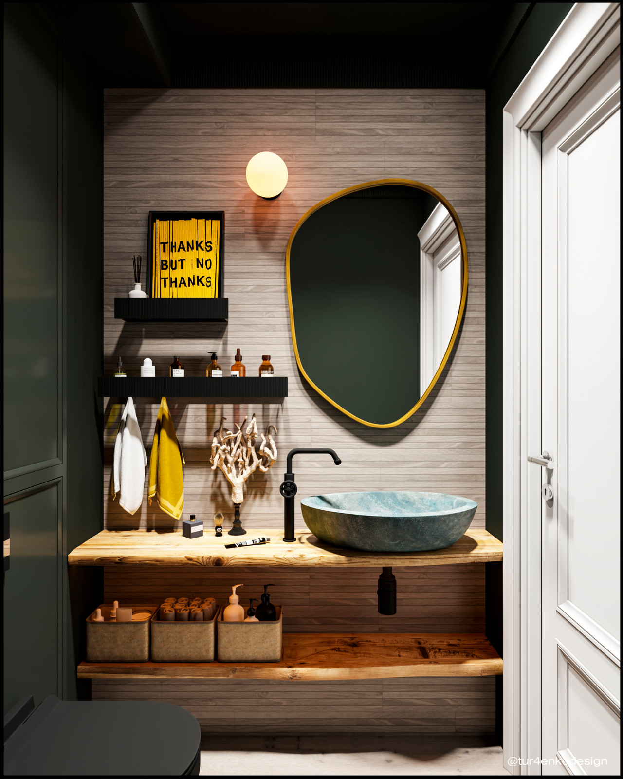 Дизайн 3хкомнатной квартиры в ЖК "Лесопарковый"