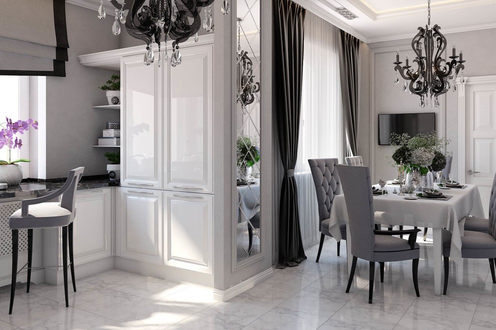 Обложка проекта: Дизайн проект кухни в коттедже