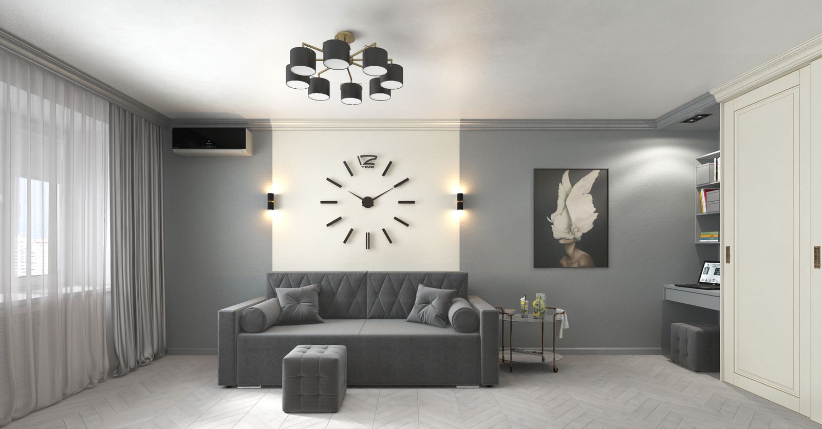 Обложка проекта: Квартира для девушки студентки