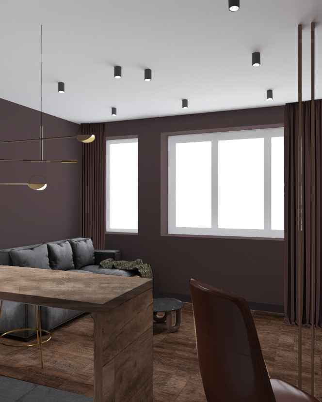 Проект для холостяка 45 кв