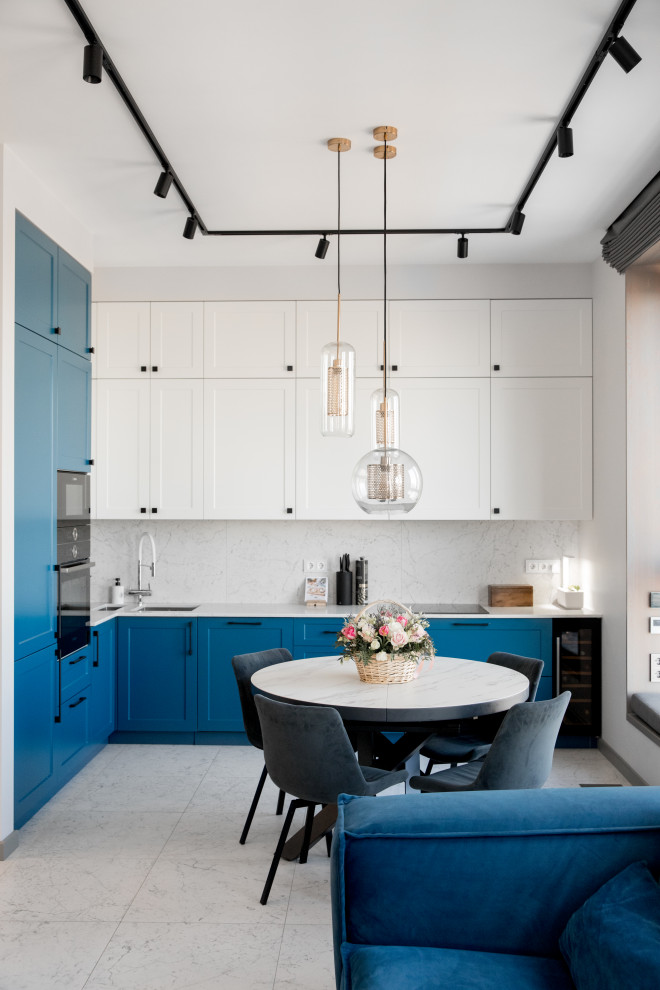 Небесно синий в ЖК Новочеремушкинская 17