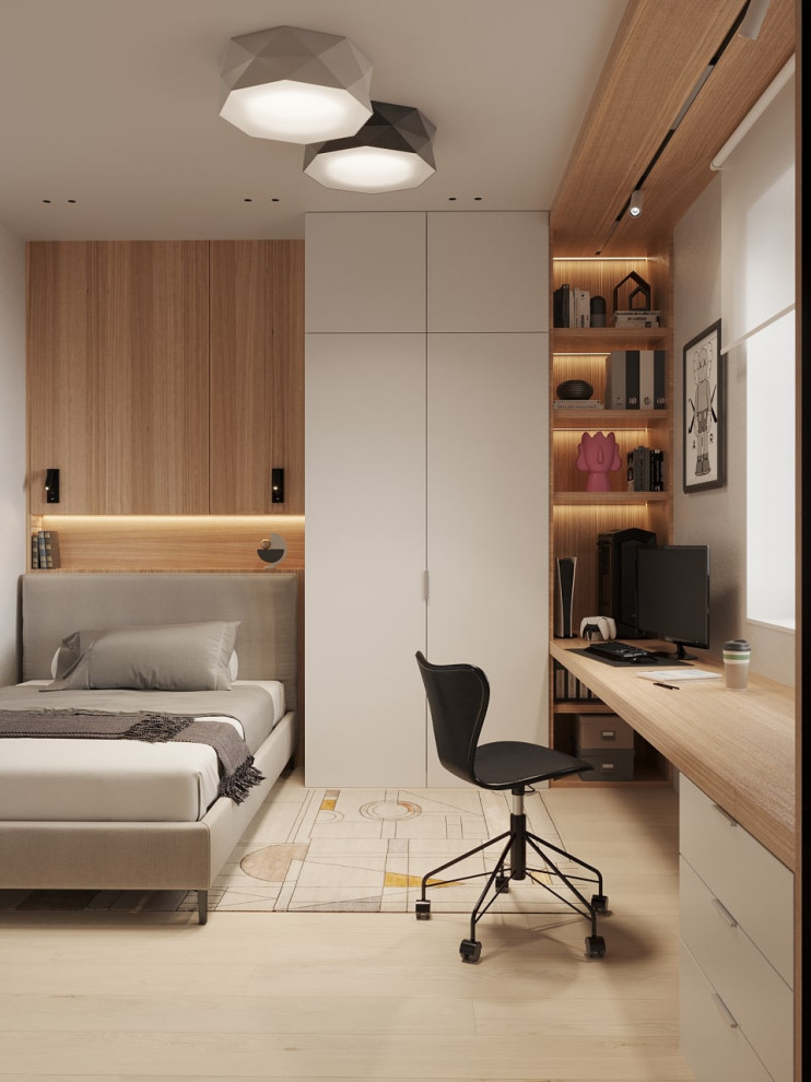 Детская в проекте трехкомнатной квартиры в Москве, м. Войковская