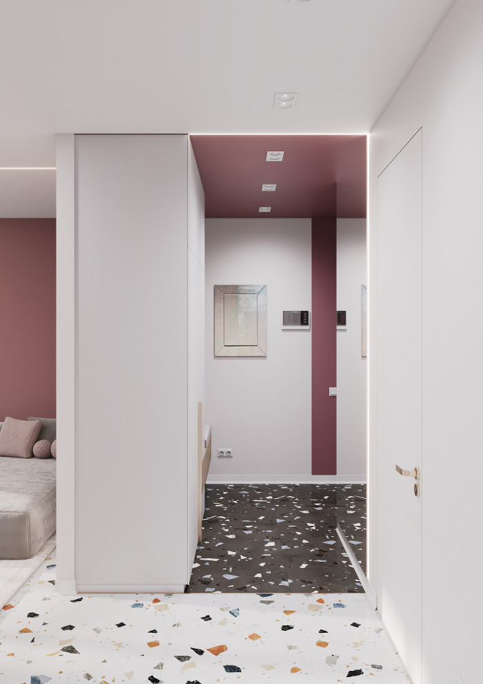 Дизайн-проект яркой квартиры 65 кв.м в современном стиле