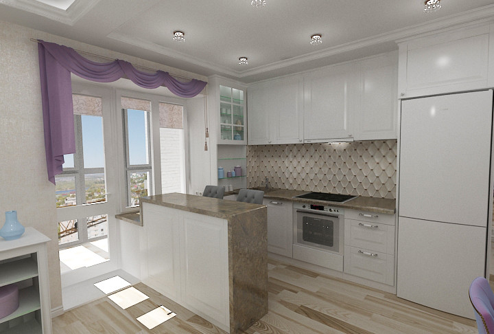 Дизайн-проект квартиры-студии.