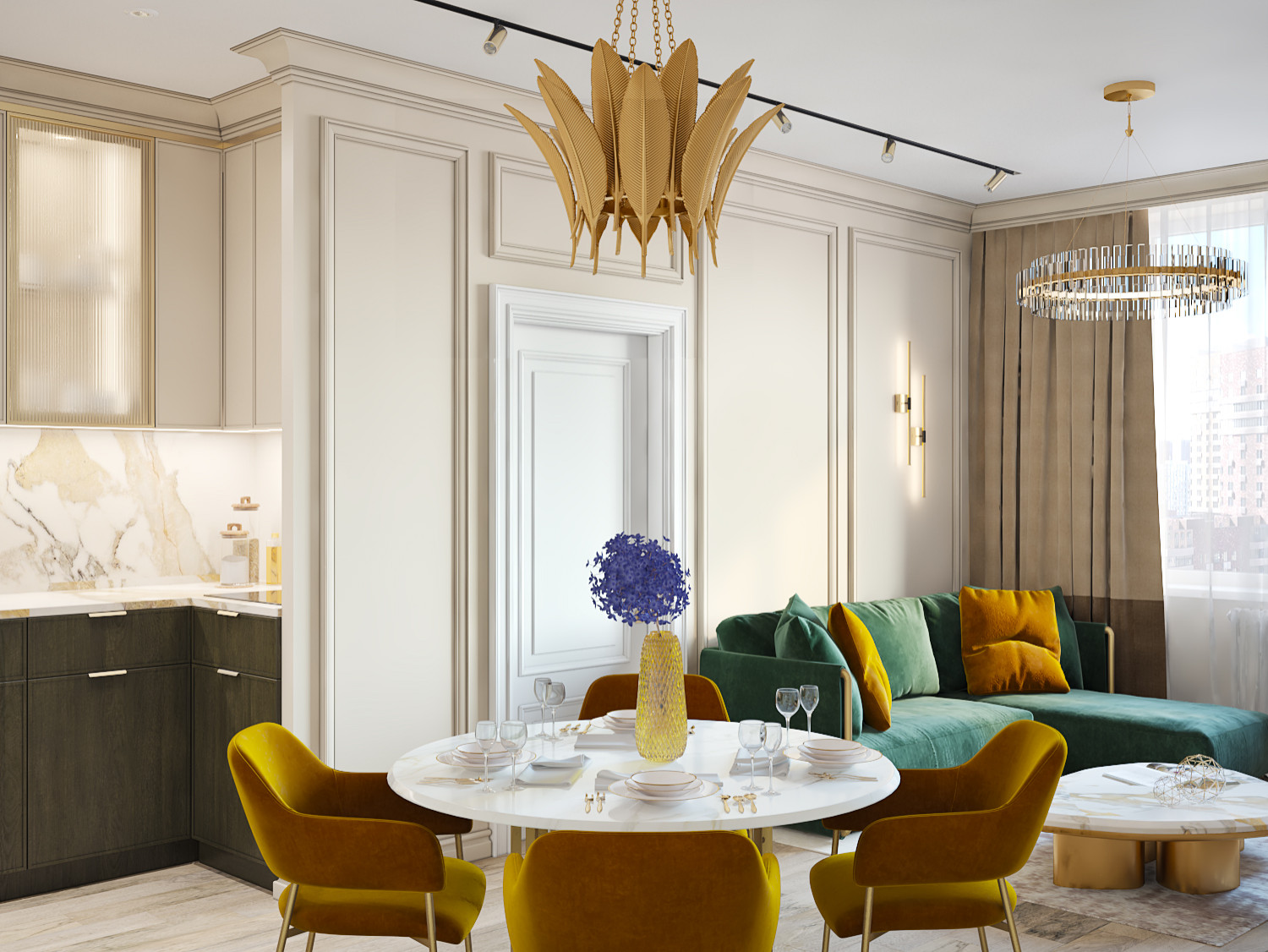 Дизайн проект квартиры в ЖК Тушино 2018