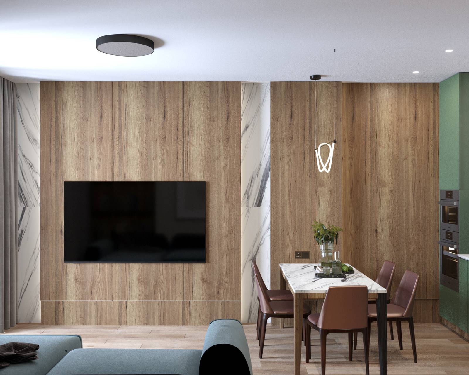 Кухня гостинная в Москве