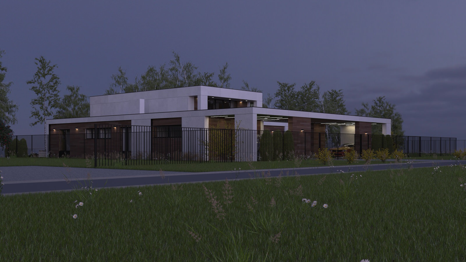 Одноэтажный жилой дом с антресолью. "Яблони-парк", г. Пенза.