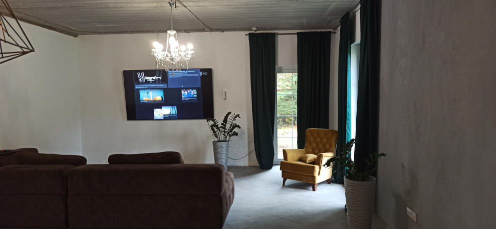 Преображение пространства кухни-гостиной в стиле Лофт