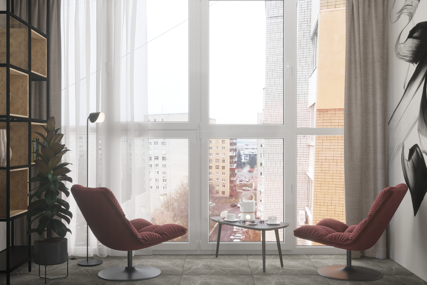 Современная квартира для молодой пары