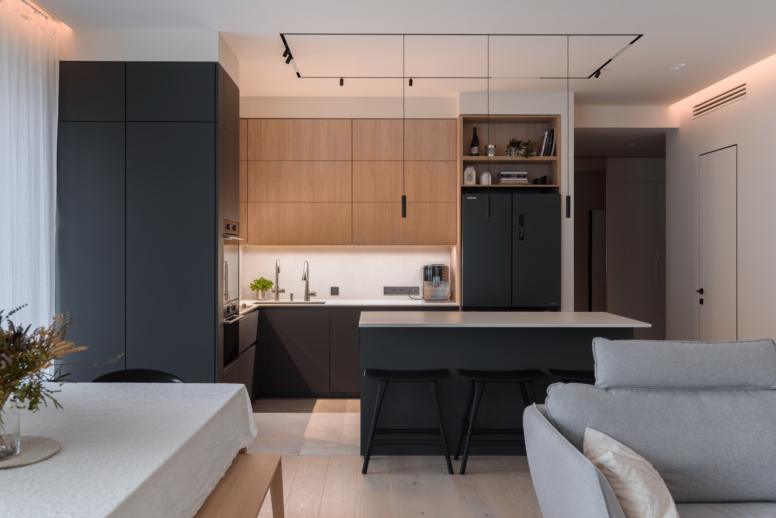 Обложка проекта: Квартира в квартира в ЖК «Вавилова 4», площадью 135 м²