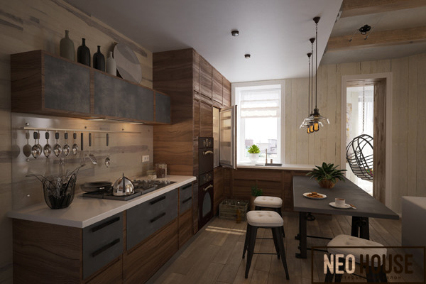 Лофт с дерзкой брутальностью