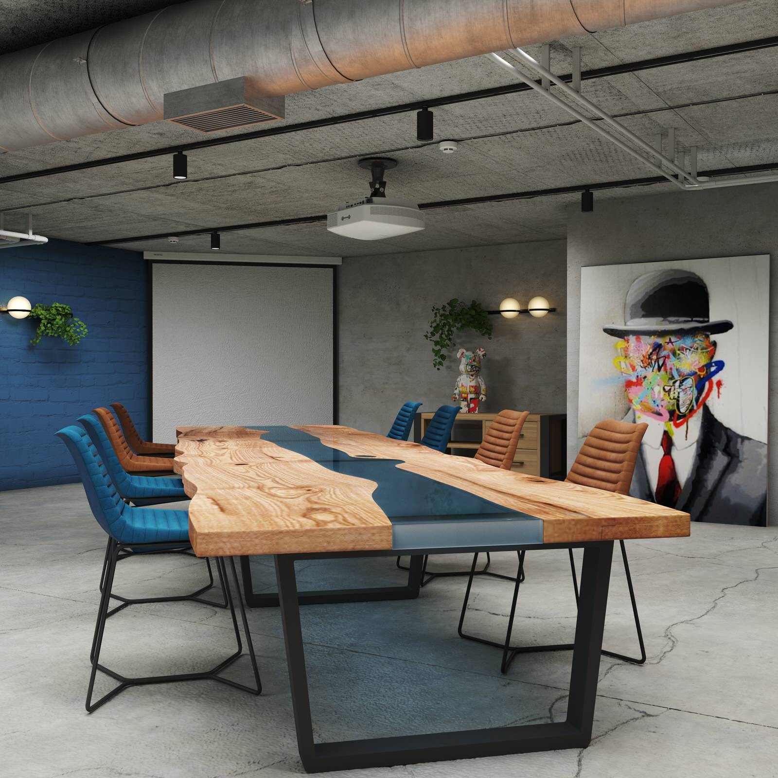 Офисное пространство Open Space в стиле Loft