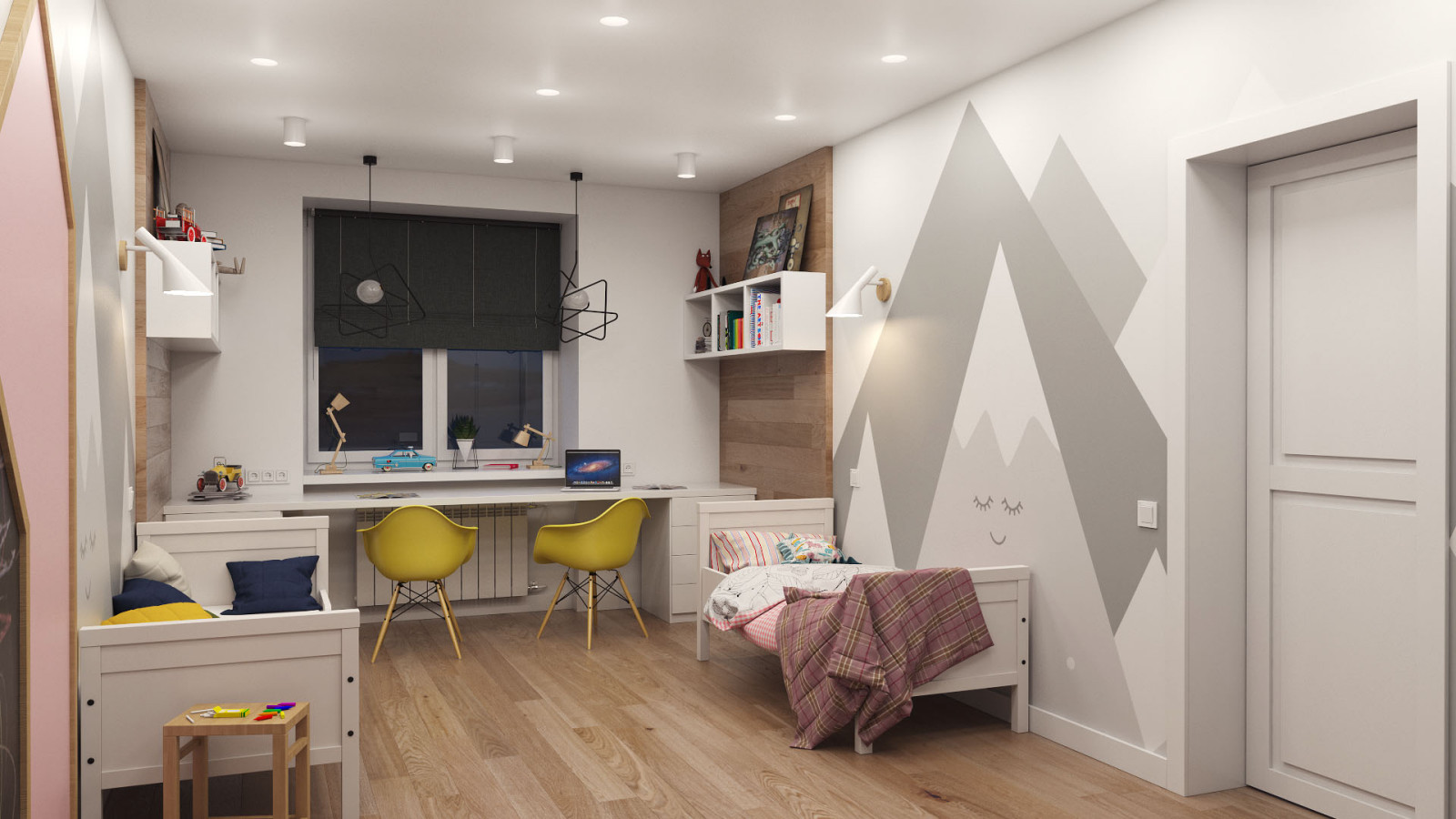 Интерьеры трехкомнатной квартиры в ЖК "Изумрудный" г. Самара