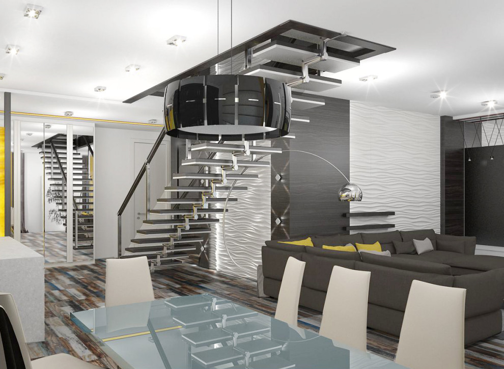 Обложка проекта: Квартира в современном стиле 260м.кв.