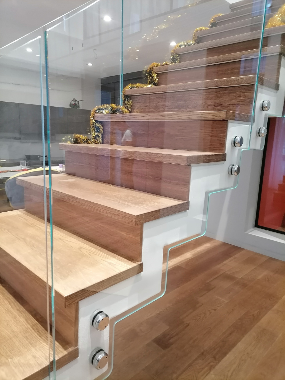 Перила из  стекла