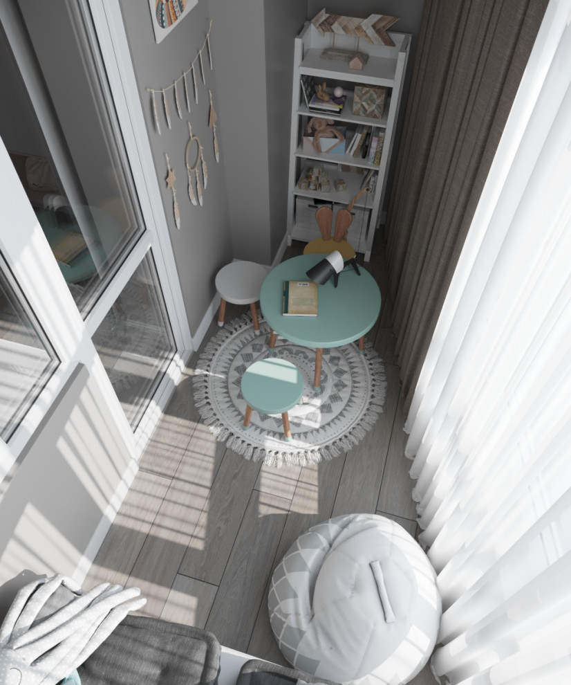 Room_003 ЖК "Красный Аксай"- (балкон в детской комнате)