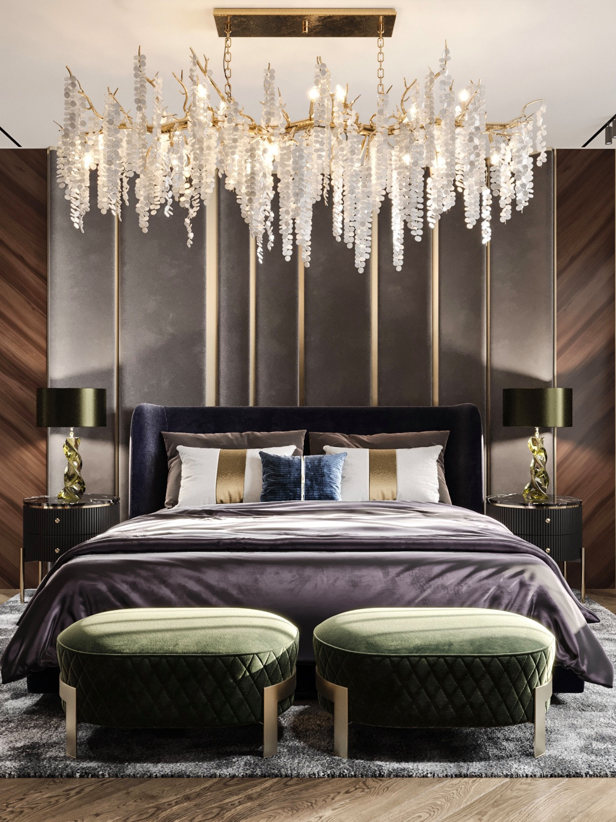 Потрясающий темный интерьер таунхауса