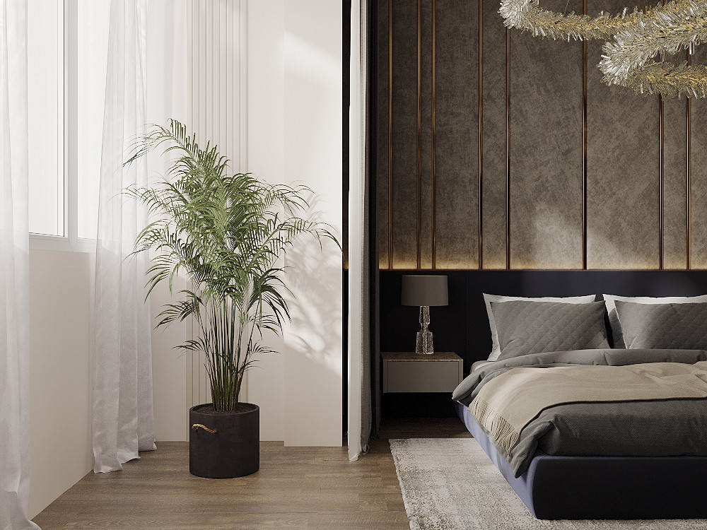 Спальня с лоджией