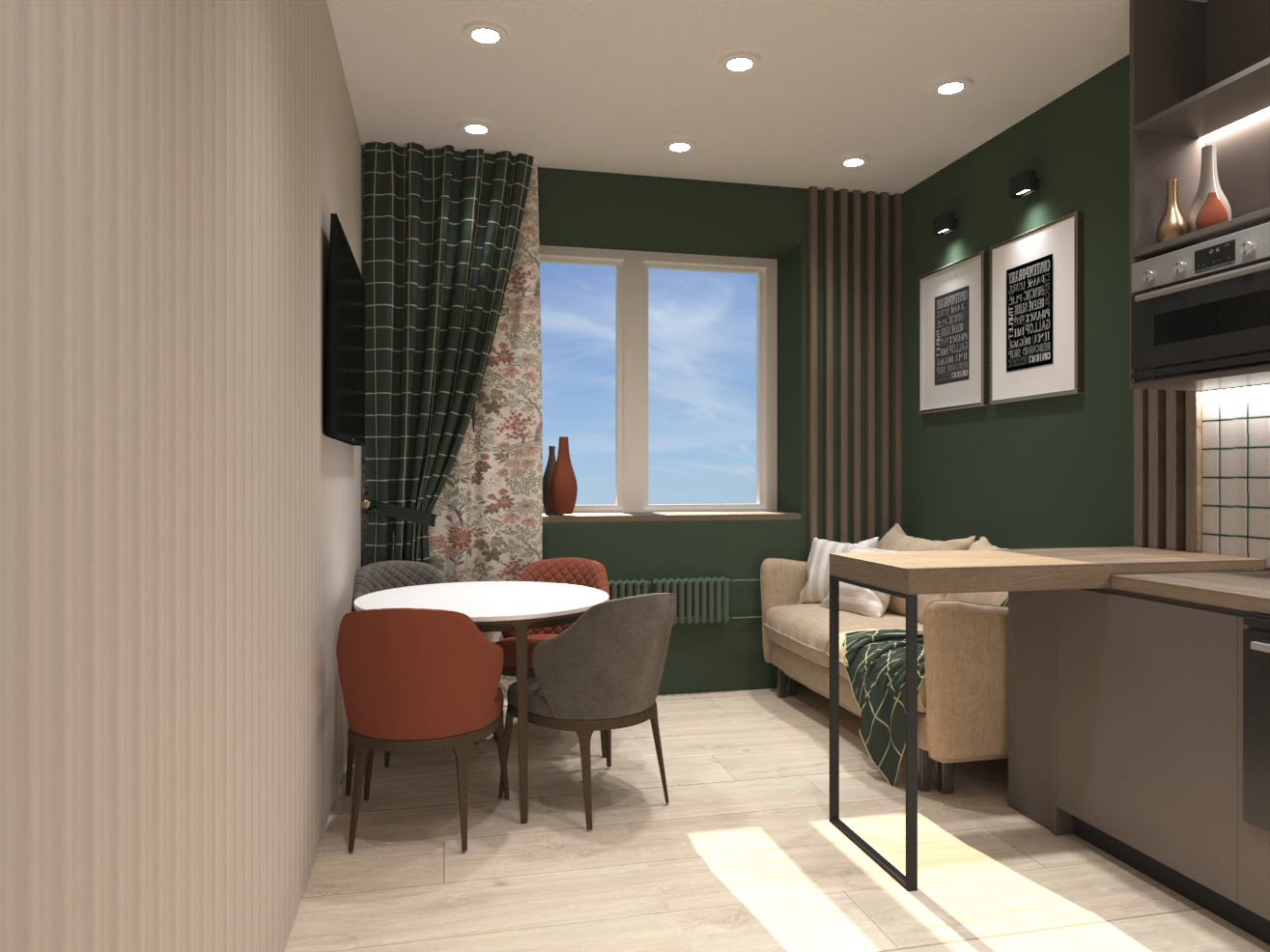 Кухня-гостиная