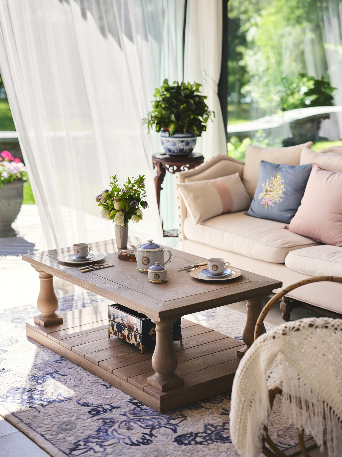 Сервировка «Чаепитие в русском стиле»