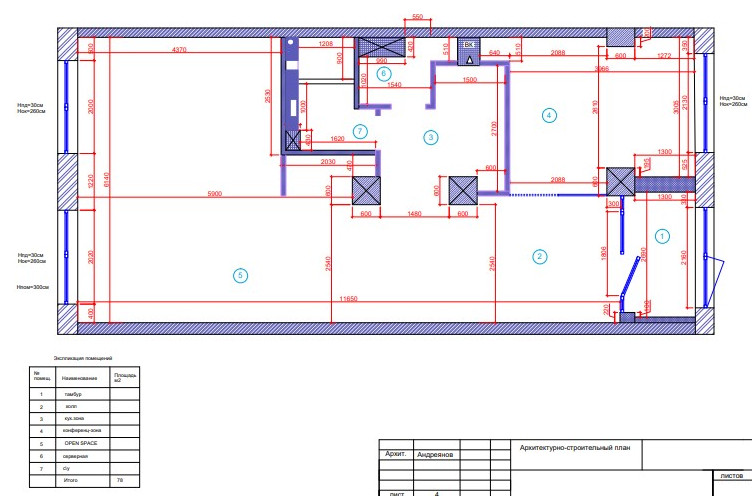 Ремонт офиса 78 кв.м.