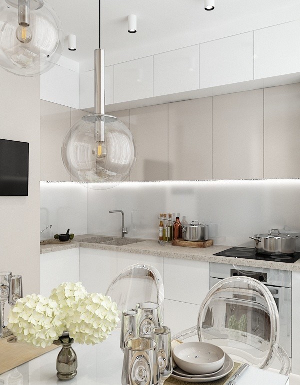 Кухня минимализм 10 кв.м.