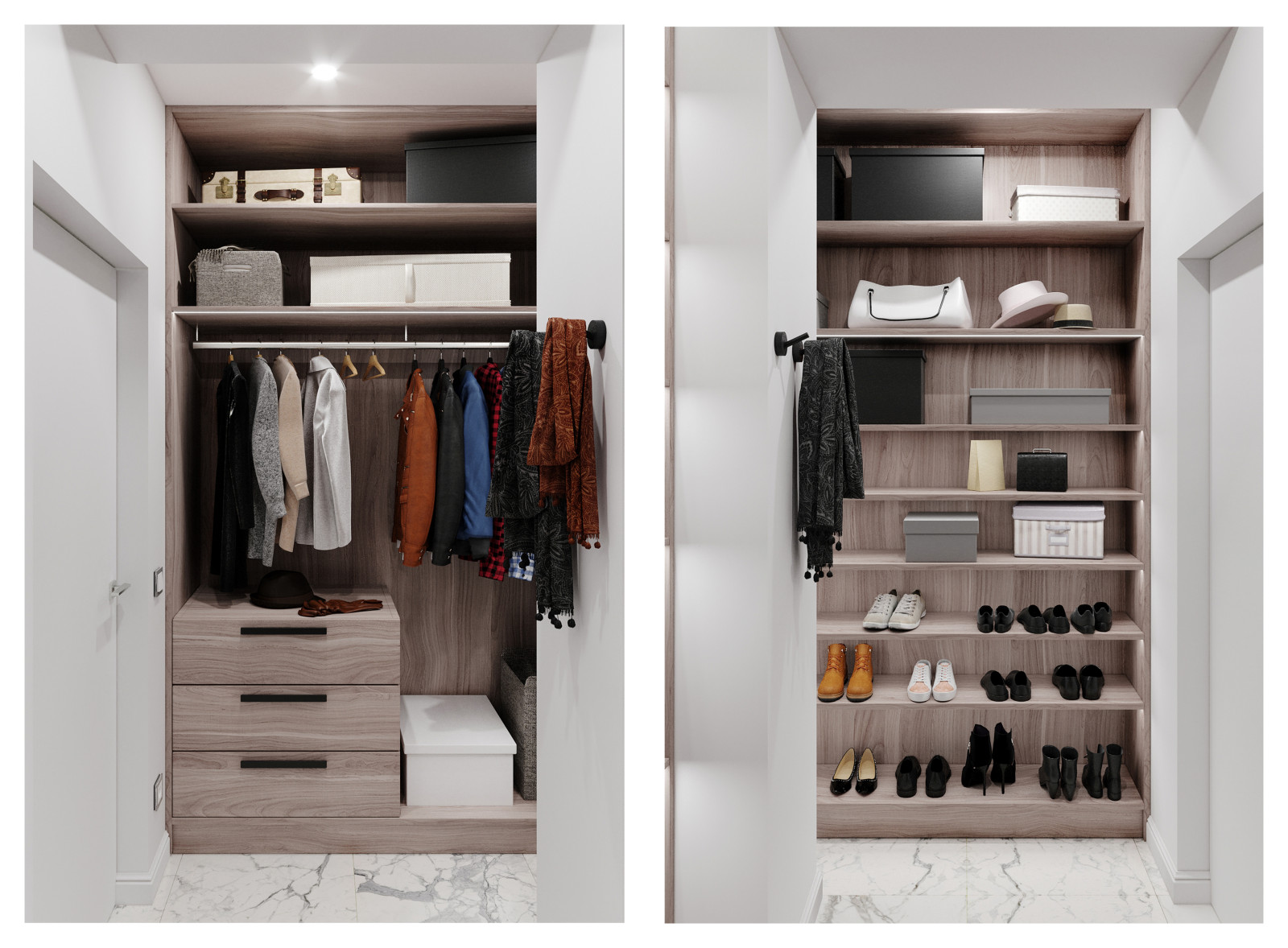 Квартира молодой девушки в Scandis