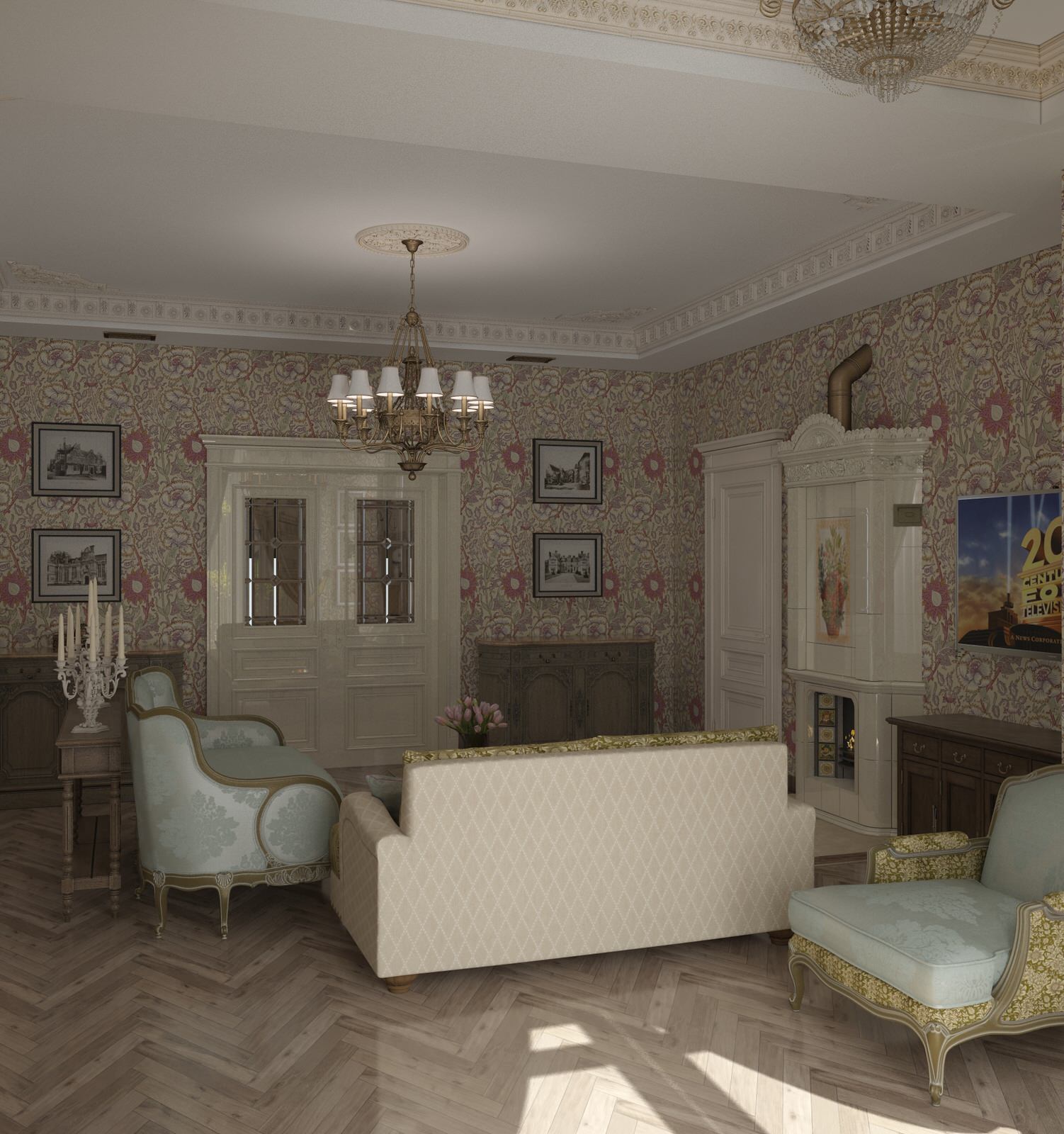 Дом в классическом