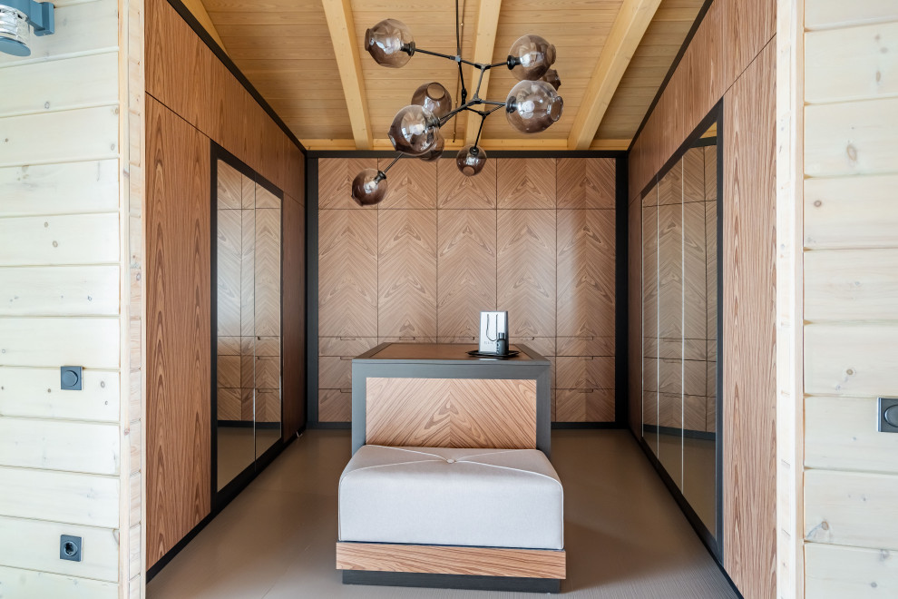 Гардеробная шпон