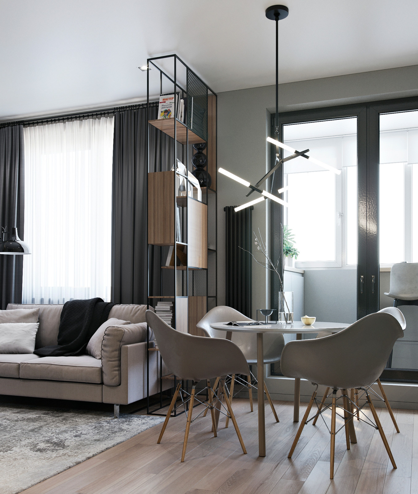 Гостиная-кухня