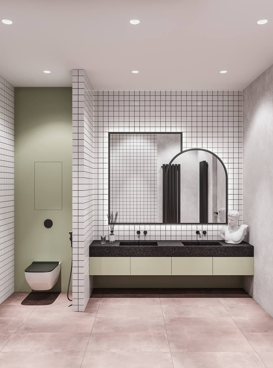 Ванная комната проекта Pebble